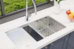 Chậu rửa bát Konox Undermount Sink KN8646DU Dekor Full - Ảnh 8