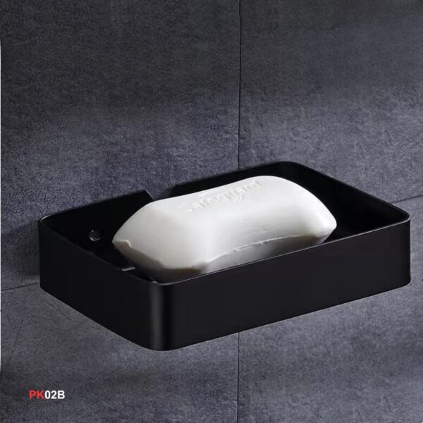 PK02B KHAY ĐỰNG XÀ PHÒNG ĐEN NHÁM