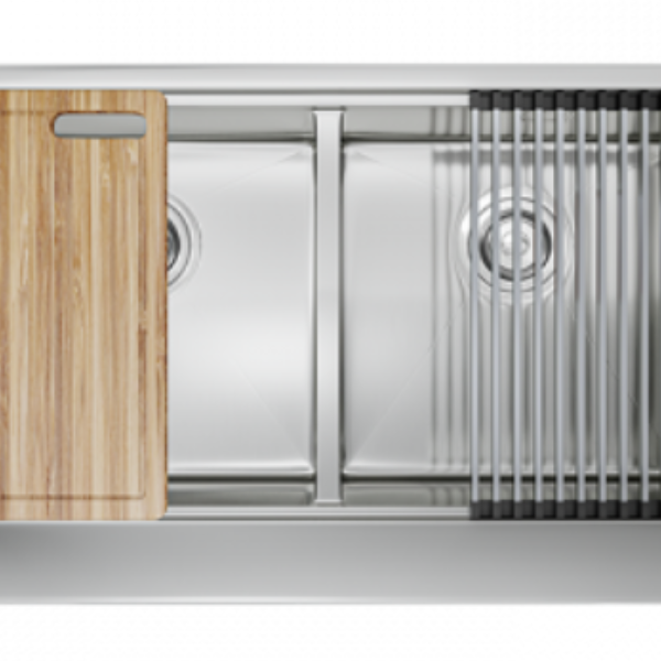 Chậu rửa bát Konox Workstation Sink – Apron Sink KN8751DA Retta
