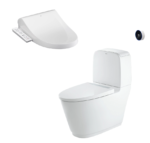 Bồn cầu 2 khối xả cảm ứng nắp điện tử INAX ACT-832 + CW-H18VN
