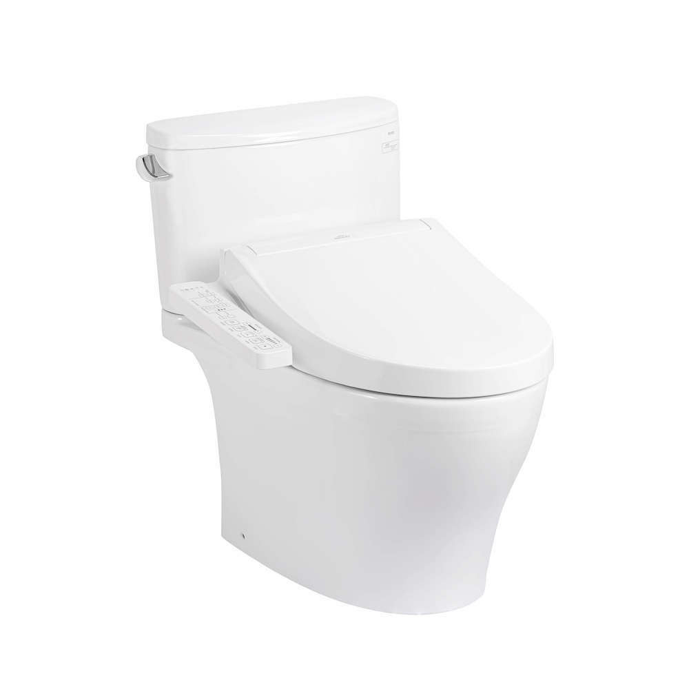 CS767CRW17XW-avt.jpg Bồn cầu TOTO CS767CRW17 2 khối nắp điện tử Washlet C2 TCF23460AAA giấu dây - Ảnh 1
