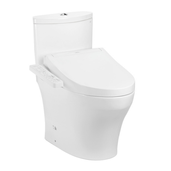 Bồn cầu TOTO CS838CDW17 2 khối nắp điện tử Washlet C2 TCF23460AAA giấu dây
