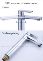 VÒI CHẬU RỬA NÓNG LẠNH XOAY 360 ĐỘ KRASIC KH7060 - Ảnh 4
