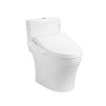 Bồn cầu TOTO MS889CDRW17 1 khối nắp điện tử Washlet C2 TCF23460AAA giấu dây