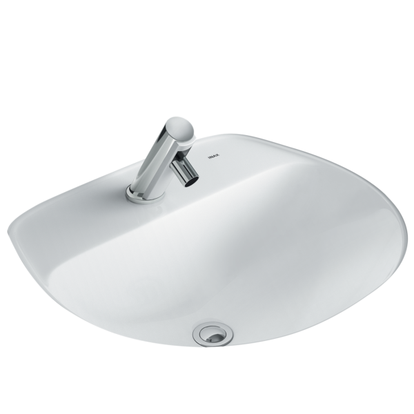 Chậu rửa mặt lavabo âm bàn INAX AL-2094V (AL2094V) (AL-2094VFC) men Aqua Ceramic