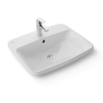 Chậu lavabo dương vành INAX AL-2398V (AL2398V) (AL-2398VFC) men Aqua Ceramic
