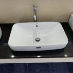 Chậu rửa lavabo đặt bàn INAX AL-299V (AL299V) men Aqua Ceramic - Ảnh 4