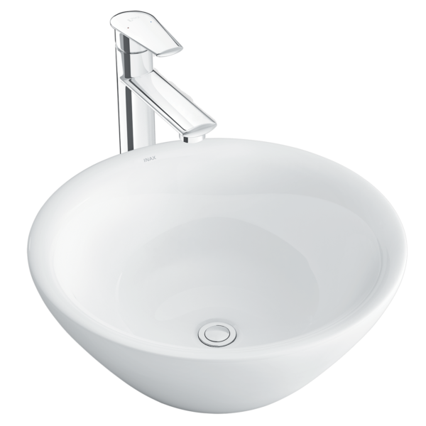 Chậu rửa lavabo đặt bàn INAX L-445V (L445V) L-445V/BW1