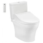 Bồn cầu TOTO CS769CDRW15 2 khối nắp điện tử Washlet C5 TCF24460AAA giấu dây