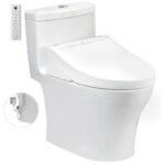 Bồn cầu TOTO MS889DRW14 1 khối nắp điện tử Washlet C5 TCF24410AAA