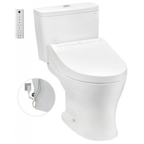 Bồn cầu TOTO CS735DW14 2 khối nắp điện tử Washlet C5 TCF24410AAA