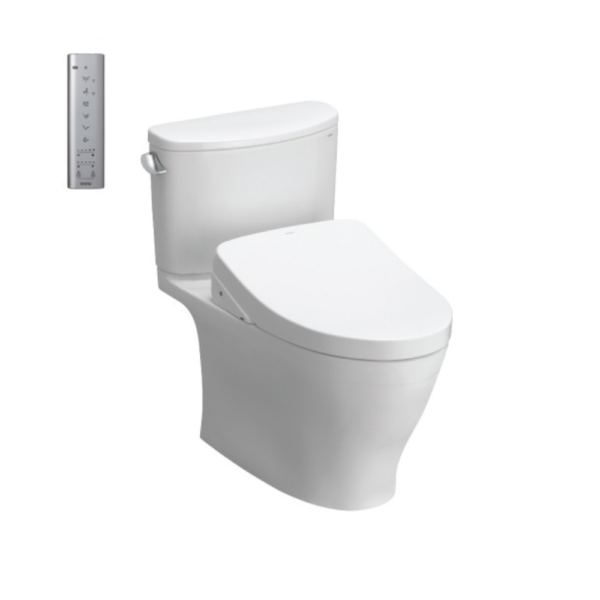 Bồn cầu TOTO CS767CRW12 2 khối nắp điện tử Washlet S7 TCF4911EZ giấu dây