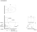 Bồn cầu 2 khối TOTO CS769DRT3 nắp đóng êm TC385VS - Ảnh 9