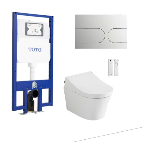 Bồn cầu treo tường điện tử (giấu dây) xả tự động TOTO CW553C TCF34570GAA WH172AAT TCA502 MB175M