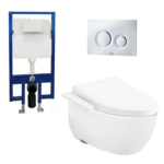 Bàn cầu treo tường LP Series điện tử TOTO CW812RA TCF23410AAA WH172A MB174P#SS