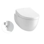 Bồn cầu treo tường nắp điện tử S7 TOTO CW812RA TCF4911Z WH172A MB170P - Ảnh 2