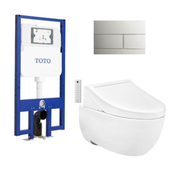 Bồn cầu treo tường nắp rửa điện tử C5 (giấu dây) TOTO CW812REA TCF24460AAA WH172AT TCA465 MB171M#SS