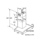 Máy hút mùi Bosch DWA07E651 - Ảnh 4