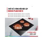 Bếp từ Bosch 3 vùng nấu PIJ631HC1E lắp âm - Ảnh 5