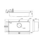 Chậu rửa chén Posco 304 Linen dập nổi KLUGER KF8850FSBasic (MOD Series) - Ảnh 2