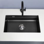 Chậu rửa chén Posco 304 Linen dập nổi KLUGER KG7644FBBasic (K600 Series) - Ảnh 6