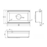 Chậu rửa chén Posco 304 Linen dập nổi KLUGER KG7644FBBasic (K600 Series) - Ảnh 2
