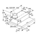 Máy hút mùi Bosch DFM064W54 Series 2 - Ảnh 5