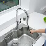 Vòi chậu bếp nóng lạnh dây rút LUNAR KLUGER KLF0006C - Ảnh 2