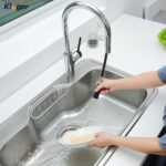 Vòi chậu bếp nóng lạnh dây rút LUNAR KLUGER KLF0006C - Ảnh 4