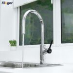 Vòi chậu bếp nóng lạnh dây rút LUNAR KLUGER KLF0006C - Ảnh 6