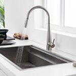 Vòi chậu bếp nóng lạnh dây rút MOZA KLUGER KLF0009C (KLF0009S) - Ảnh 6