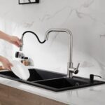 Vòi chậu bếp nóng lạnh dây rút LEO KLUGER KLF0011C - Ảnh 10