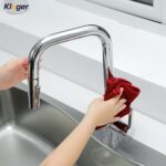 Vòi chậu bếp nóng lạnh dây rút LEO KLUGER KLF0011C - Ảnh 7