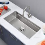 Chậu rửa chén Posco 304 Linen dập nổi KLUGER KU8844FSBasic (MOD Series) - Ảnh 5
