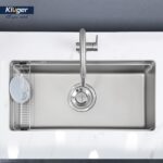 Chậu rửa chén Posco 304 Linen dập nổi KLUGER KU8844FSBasic (MOD Series) - Ảnh 4