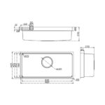 Chậu rửa chén Posco 304 Linen dập nổi KLUGER KU8844FSBasic (MOD Series) - Ảnh 2