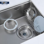 Chậu rửa chén Posco 304 Linen dập nổi KLUGER KY8045FS-S80 (TOYA Series) - Ảnh 16