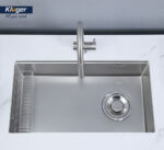 Chậu rửa chén Posco 304 Linen dập nổi KLUGER KY8045FS-S80 (TOYA Series) - Ảnh 10