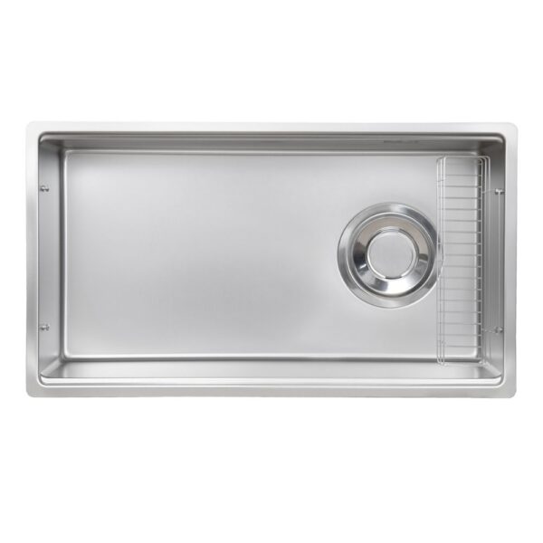 Chậu rửa chén Posco 304 Super Linen dập nổi KLUGER KY8045SL (TOYA Series)