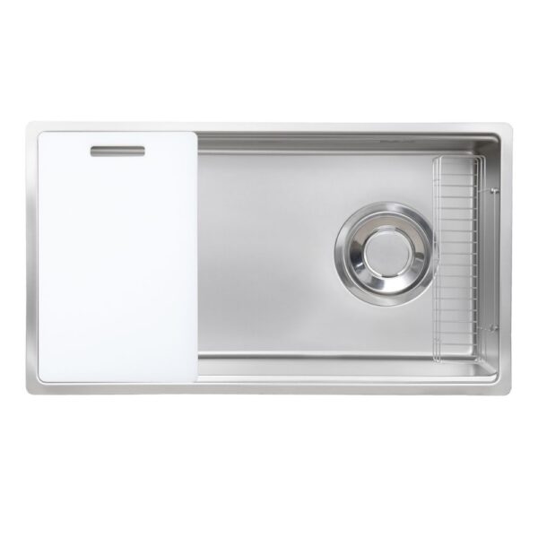 Chậu rửa chén Posco 304 Super Linen dập nổi KLUGER KY8045SLPlus (TOYA Series)