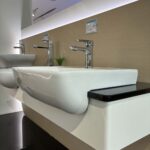 Chậu rửa mặt lavabo bán âm INAX L-345V (L345V) (L-345VFC) - Ảnh 6