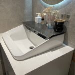 Chậu rửa lavabo treo tường INAX L-C11A3-AS (LC11A3AS) tích hợp chức năng tự động - Ảnh 4