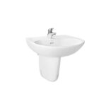 Chậu lavabo treo tường TOTO LHT239CR chân lửng