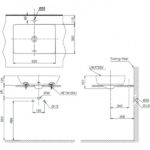 Chậu rửa lavabo đặt bàn TOTO LT1735#MBE (LT1735MBE) màu be mờ - Ảnh 2