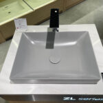 Chậu lavabo đặt bàn TOTO LT4715G17#MGR (LT4715G17MGR) xám mờ vành mỏng Linear Ceram - Ảnh 4