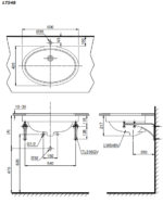 Chậu rửa mặt lavabo âm bàn TOTO LT548#XW - Ảnh 5