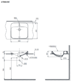 Chậu rửa lavabo đặt bàn TOTO LT5615C - Ảnh 6