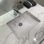 Chậu rửa mặt lavabo âm bàn TOTO LW1536V#XW TL516GV kèm giá đỡ - Ảnh 5