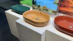 Chậu rửa lavabo đặt bàn TOTO LW896JW/F#MDR (LW896JWFMDR) màu cam vàng - Ảnh 6