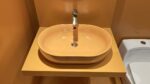 Chậu rửa lavabo đặt bàn TOTO LW896JW/F#MDR (LW896JWFMDR) màu cam vàng - Ảnh 9